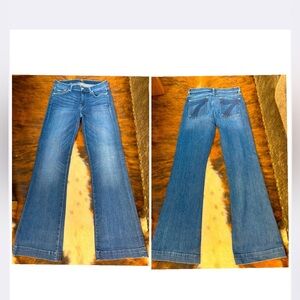 7 For All Mankind Dojo Wide Leg Jeans
